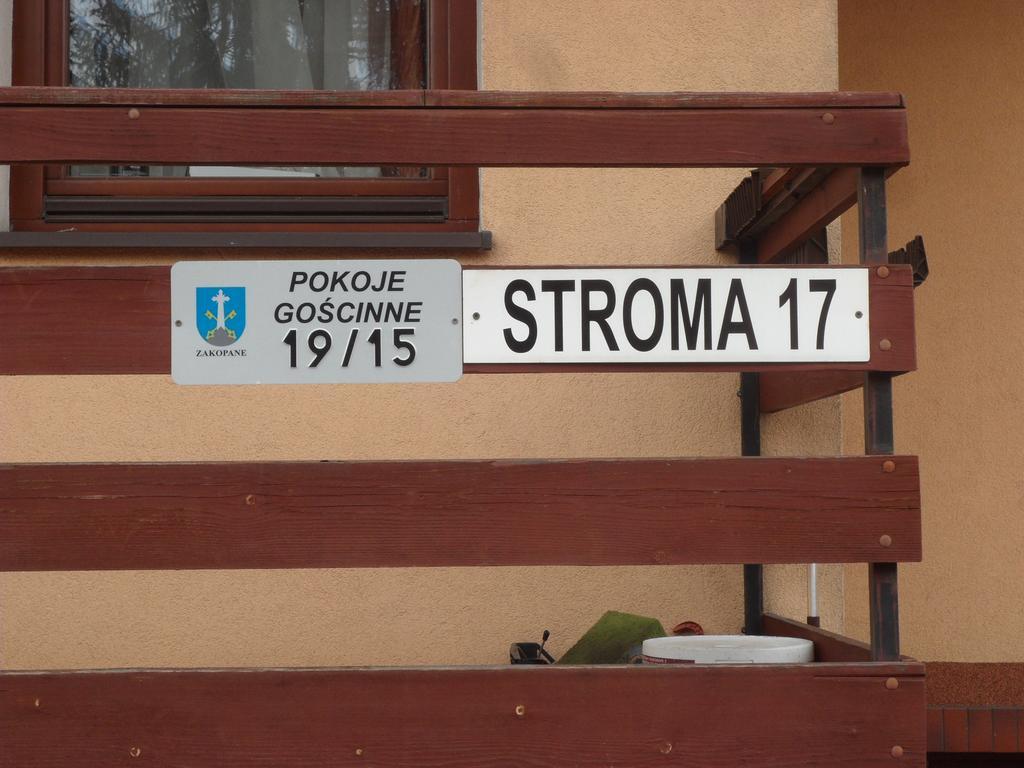Pokoje Goscinne Na Stromej Закопане Екстериор снимка